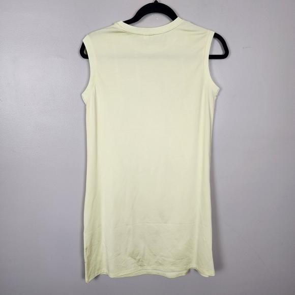 & other stories stretchy yellow mini dress, size 4, nwt - Picture 5 of 6